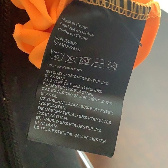 Divided by H&M NEW - Sz XL - skinny flowy summer top - tied adjustable front - Picture 7 of 7